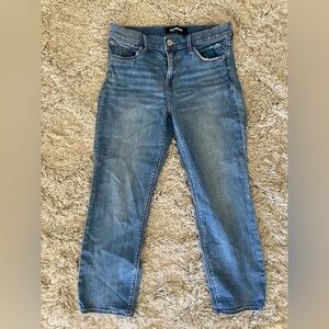 Express Womens Stretch Mid Rise Denim Jeans Size 8 Classic Five Pocket Styling